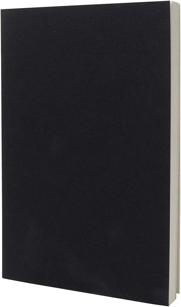 LayFlat Sketchbook - 5.5 x 8.25 Inches - Black Blank Note Book