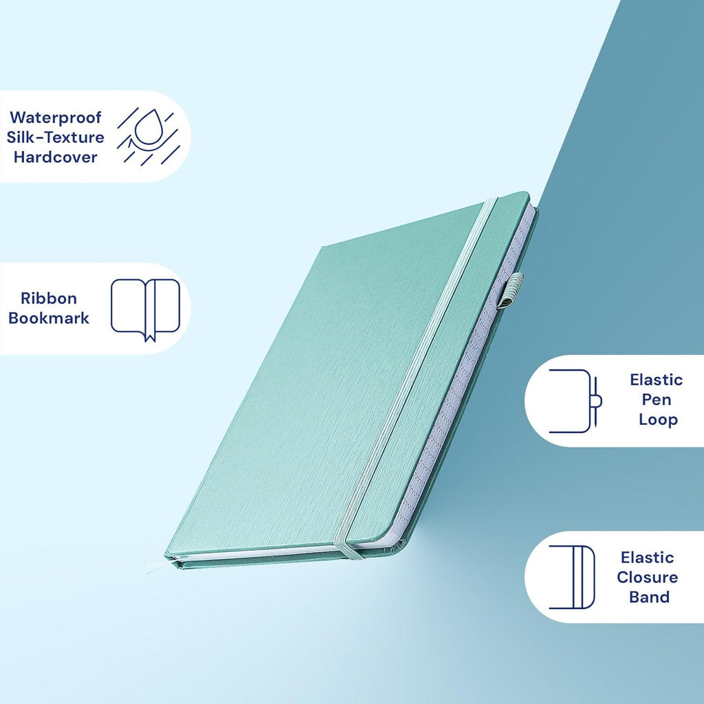 A6 Pocket Notebook 3 Pack, 3.5" x 5.7" Small Hardcover Lined Journals for Work Notes